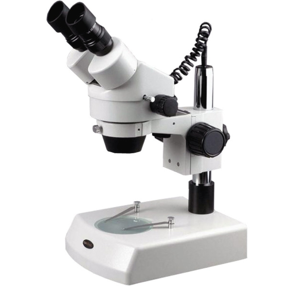 Amscope Microscope Stereo 7X-45X - Mikroskop stereoskopowy dwuokularowy z zoomem -