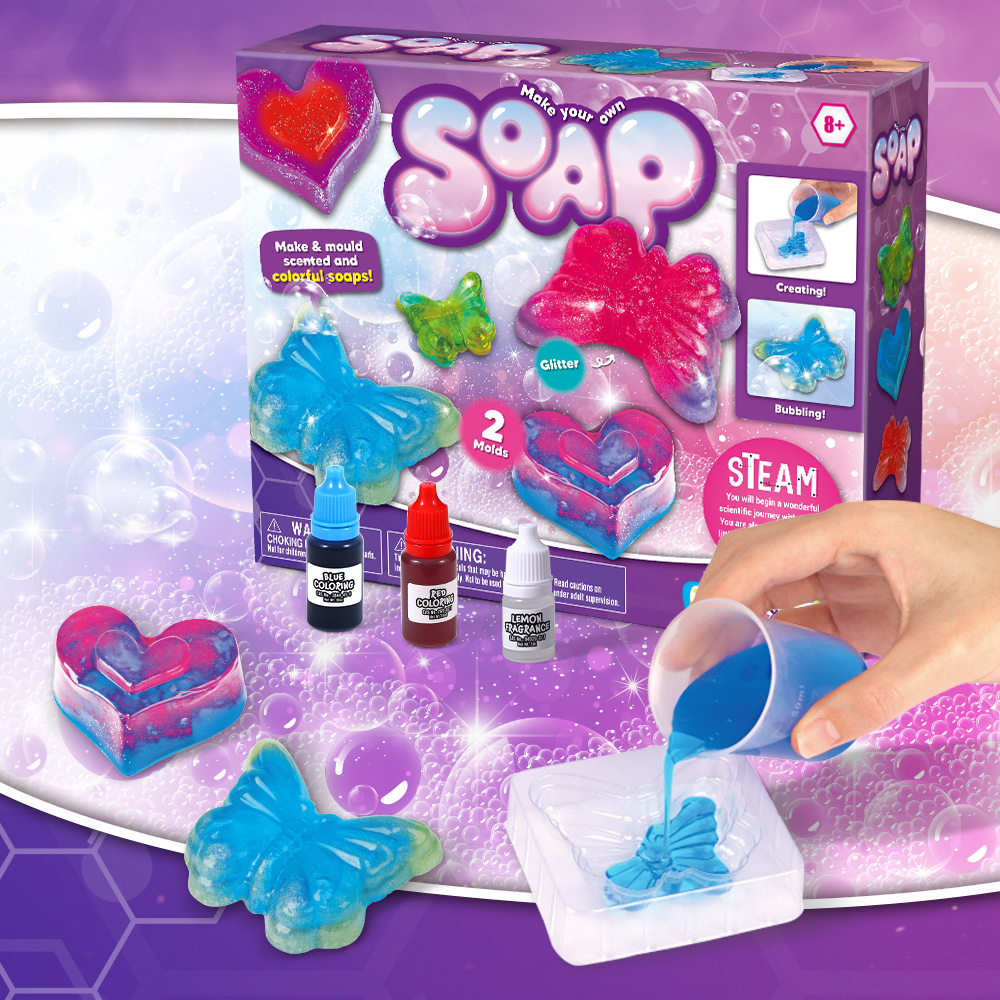 Science Toys - Zestaw do samodzielnego wytwarzania mydła, zestaw