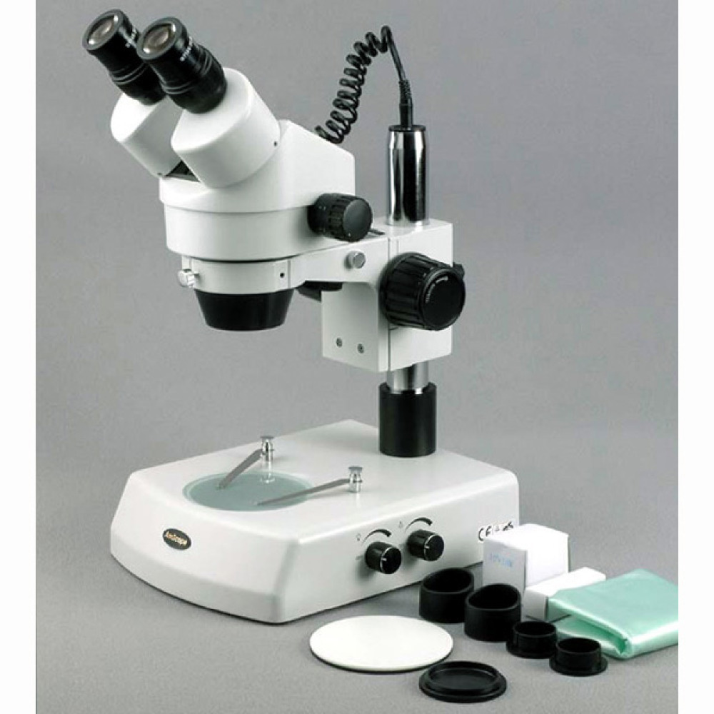 Mikroskop stereoskopowy dwuoku – Amscope Microscope Stereo 7X-45X recenzja i cena
