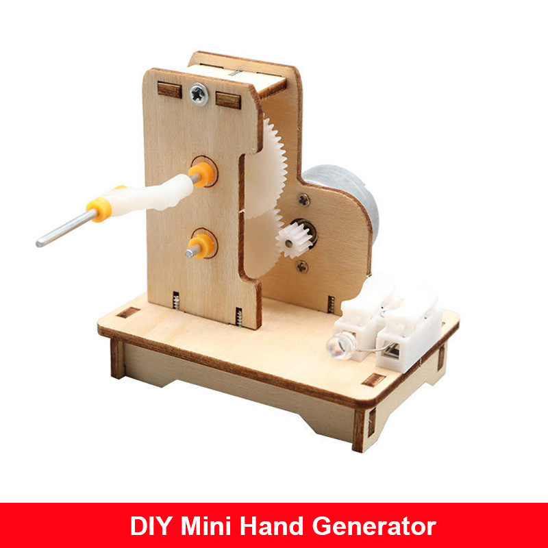 DIY Mini generator ręczny DIY  – Science Project Diy recenzja i cena