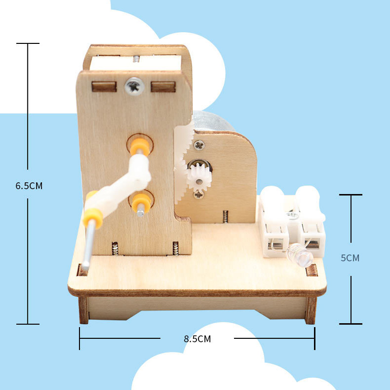DIY Mini generator ręczny DIY  – Science Project Diy recenzja i cena